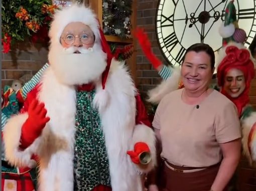 PREFEITA ERONITA COM PAPAI NOEL PORTO CALVO