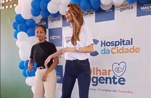 primeira dama de maceio faz dancinha