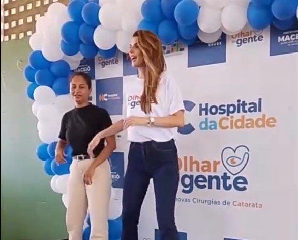 primeira dama de maceio faz dancinha